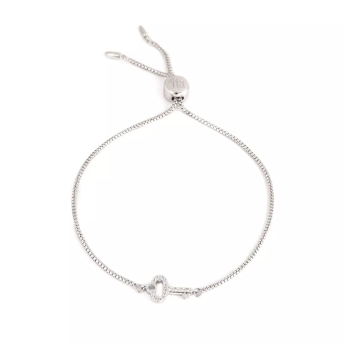 Lauren Ralph Lauren Bracelet Key Slider Silver/Crystal Bracelet