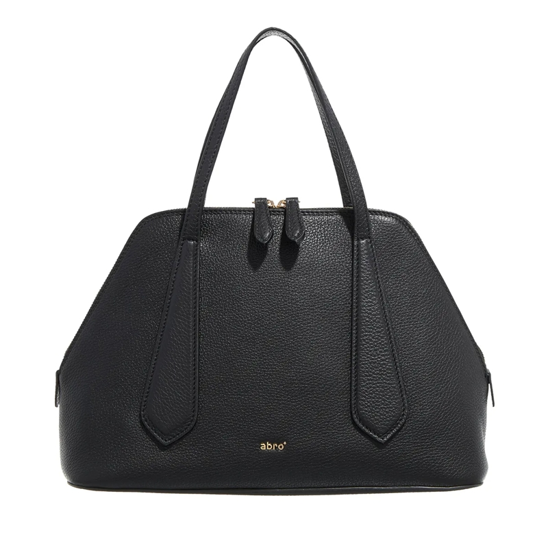 Abro Satchel Handtasche Chachacha/ Black/Gold  Black/Gold