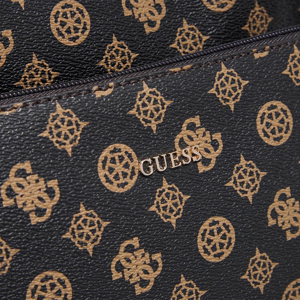 Guess Shoppers & Totes Victtoria Large 2 In 1 Tote in bruin