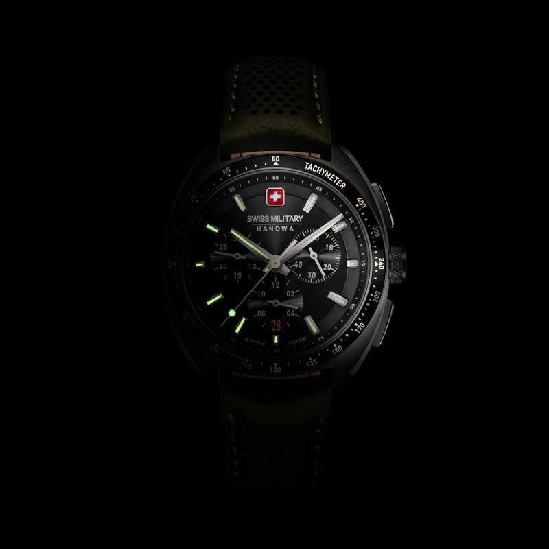 Swiss Military Hanowa Quarzuhr Quarzuhr Defender oliv(Image 6)