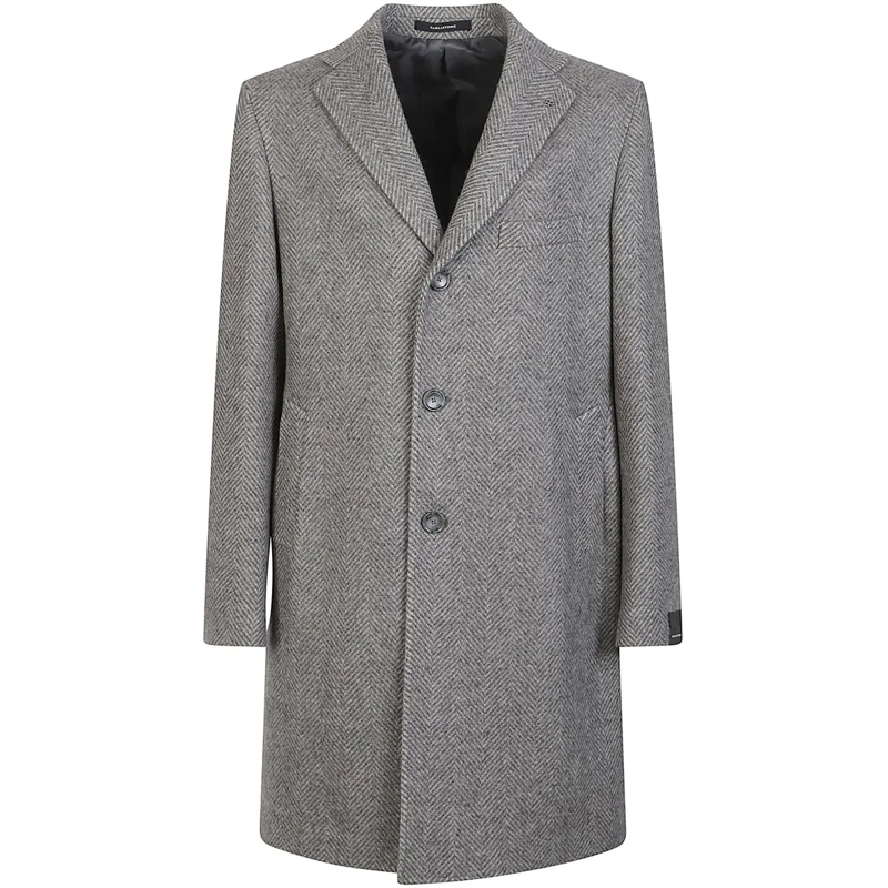 Tagliatore Doudoune Bruce Medium Coat Grey grau