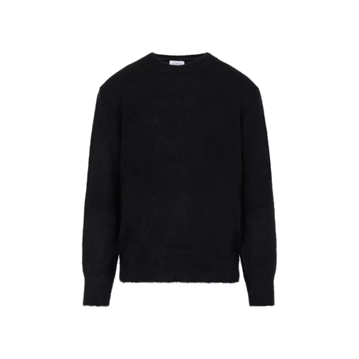 Off-White Black Mohair Arrow Knit Crewneck Black 