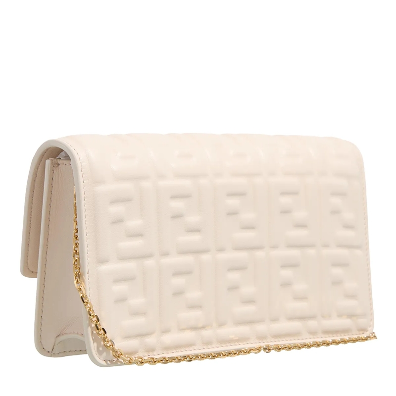 Fendi Baguette Bag Wallet On Chain Baguette Camelia(Image 5)