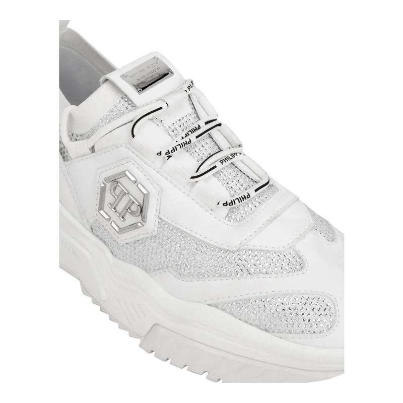 Philipp Plein Low-Top-Sneaker Low-Top Sneakers Predator Strass weiss(Image 5)