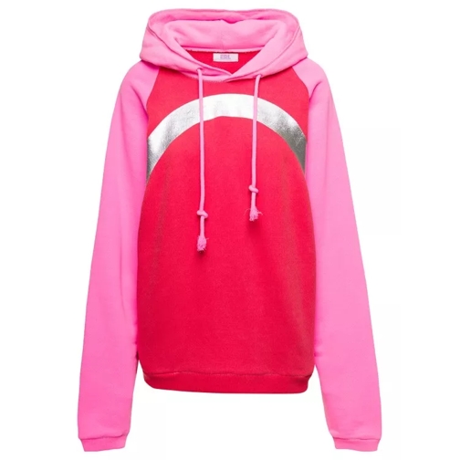 Erl Rainbow' Multicolor Oversized Hoodie In Cotton Wom Multicolor 