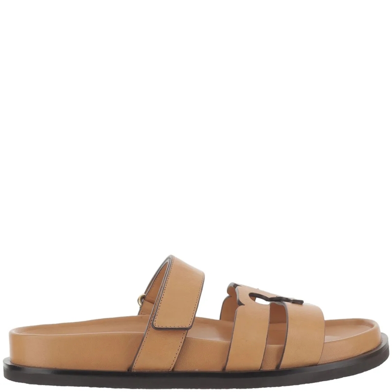 Tory Burch Sandalen Open Toe Leather Sandals Neutrals