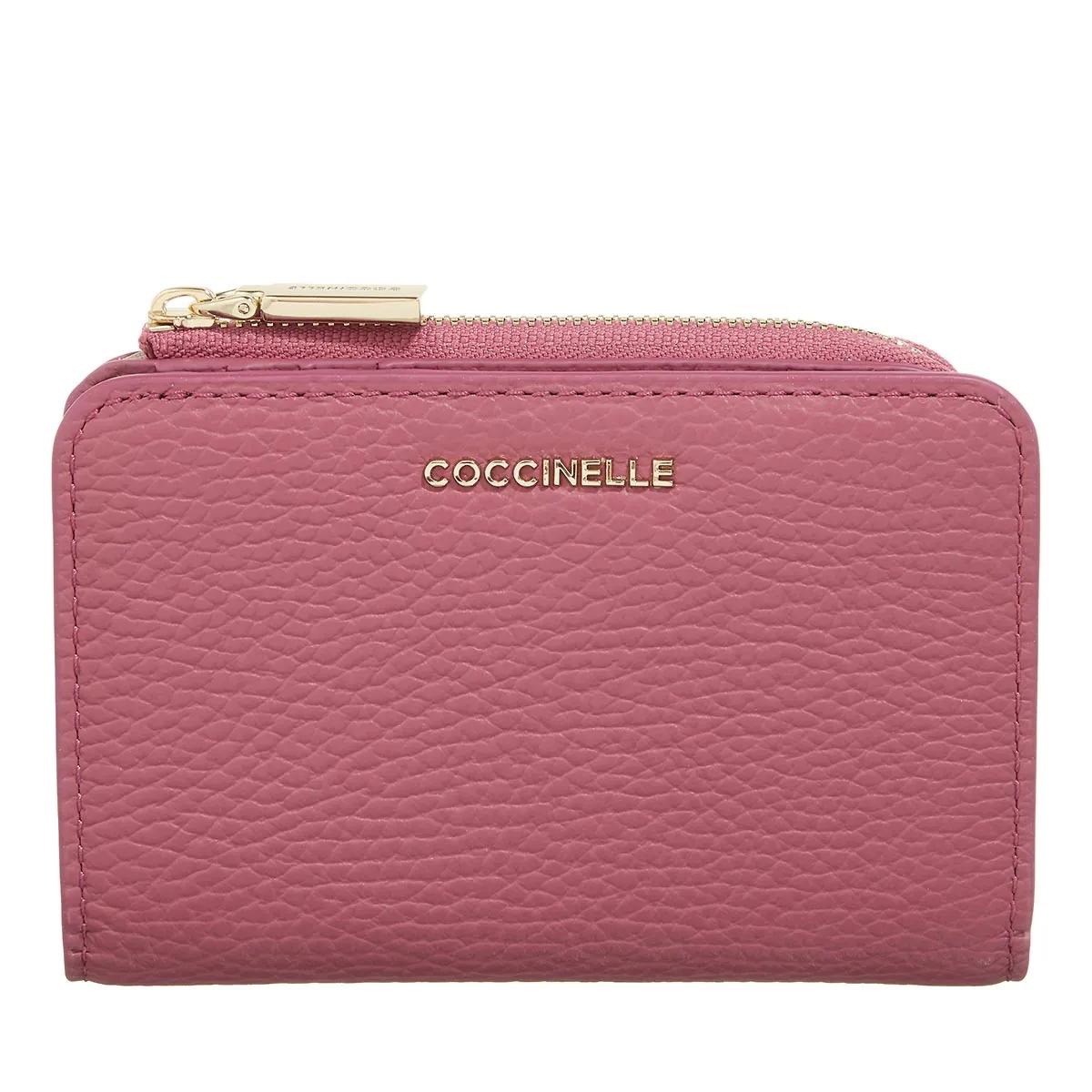 Coccinelle Portemonnaie - Metallic Soft - Gr. unisize - in Rosa - für Damen