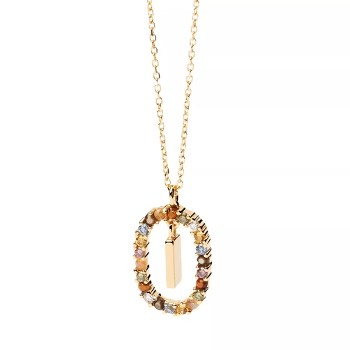 PDPAOLA Necklace Letter I Yellow Gold Collana media