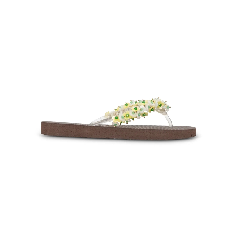 UZURII Flip Flops flip flop Tulum Bloom Yellow mocca(Image 26)