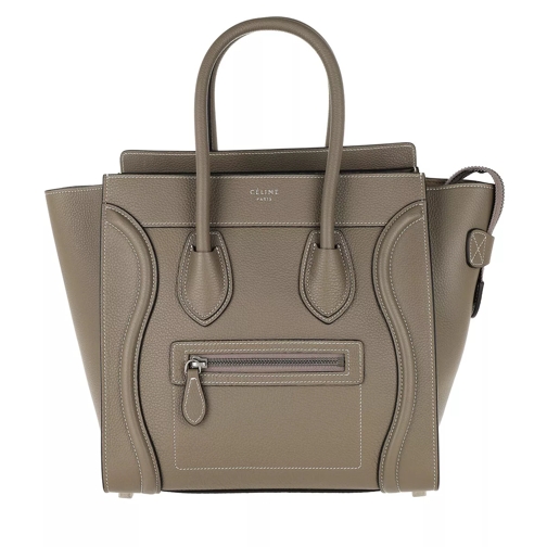 Celine Micro Luggage Handbag Souris Rymlig shoppingväska