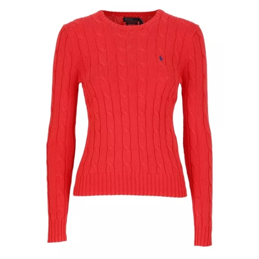 Polo Ralph Lauren Red Cotton Sweater Red 