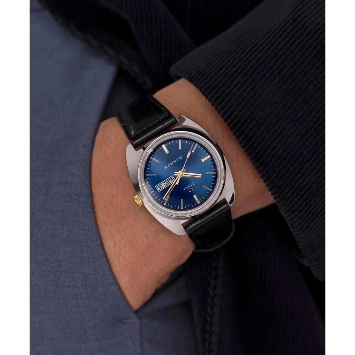 Thumbnail - Timex Uhren - Quarz-Analoguhr Q Timex® 1978 - Gr. unisize - in Schwarz - für Damen