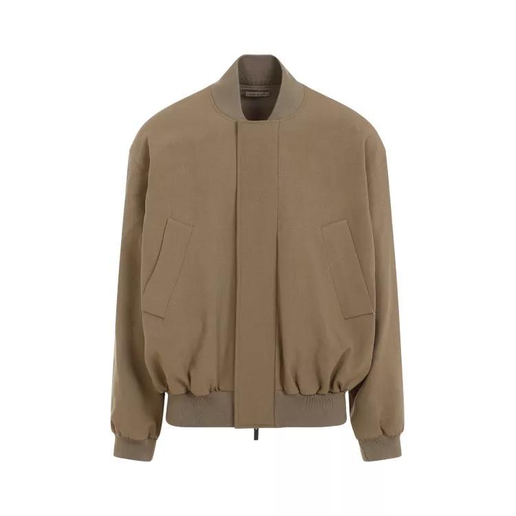 FEAR OF GOD - Brown Wool Jacket - Größe L - brown