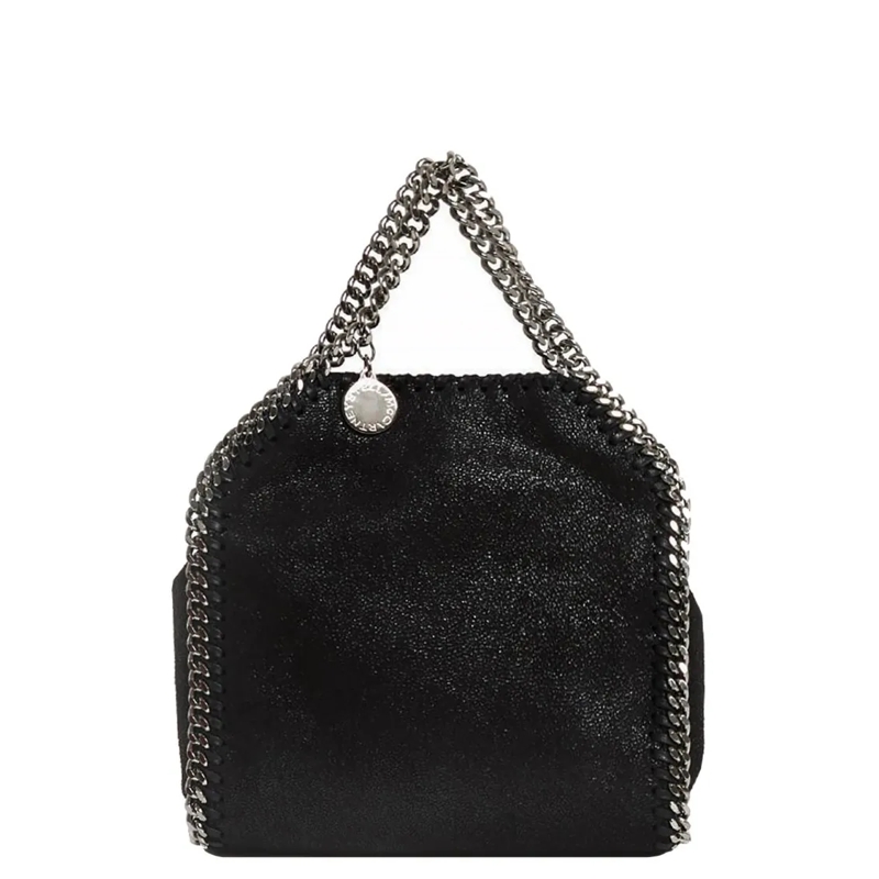 Stella McCartney Fourre-tout Tiny Tote Eco Shaggy Deer Black