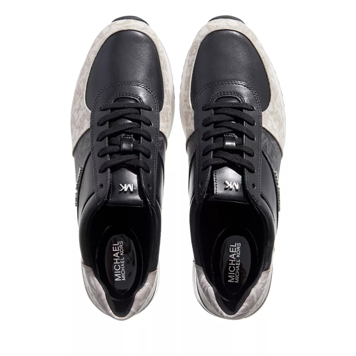 Michael kors allie trainer sneakers black best sale