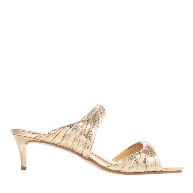 MICHAEL Michael Kors Mules Kiana Mid Sandal Pale Gold