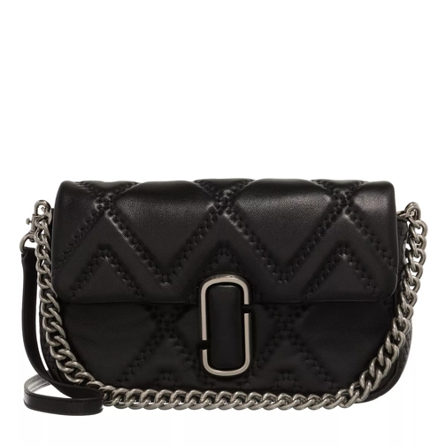 Marc Jacobs The Quilted Leather J Marc Large Shoulder Bag Black Borsetta a tracolla