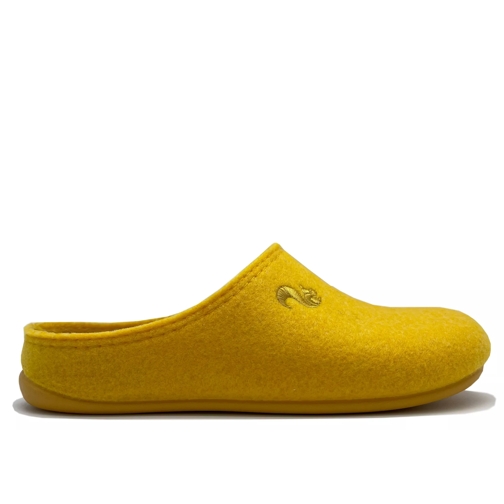 thies thies 1856 ® Recycled PET Slipper vegan yellow (W/ gelb Slide