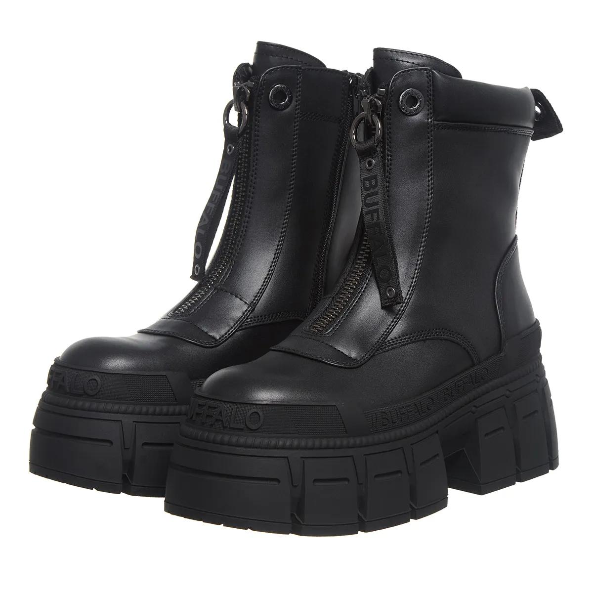 Buffalo Boots & Stiefeletten - Gospher Zip Boot - Gr. 36 (EU) - in Schwarz - für Damen