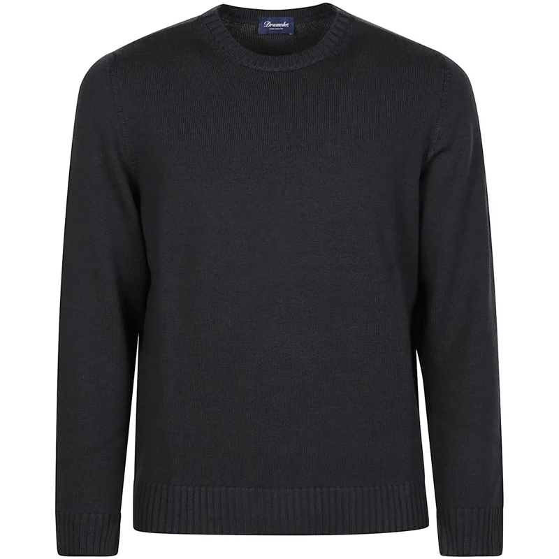 Drumohr  Rasato Tubico Sweater Black schwarz