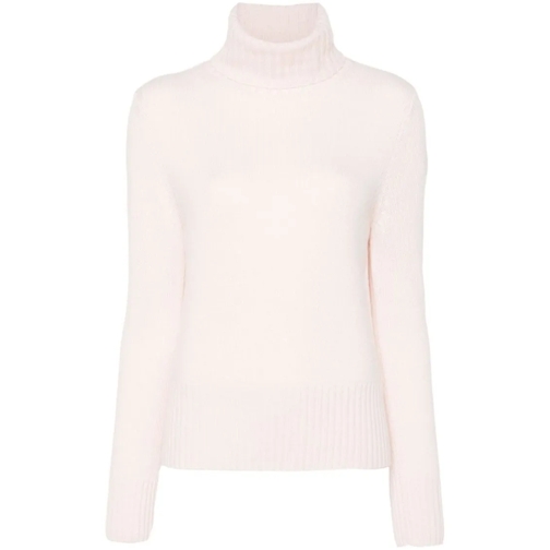 Allude Rollkragenpullover Light Pink Wool Sweater Pink