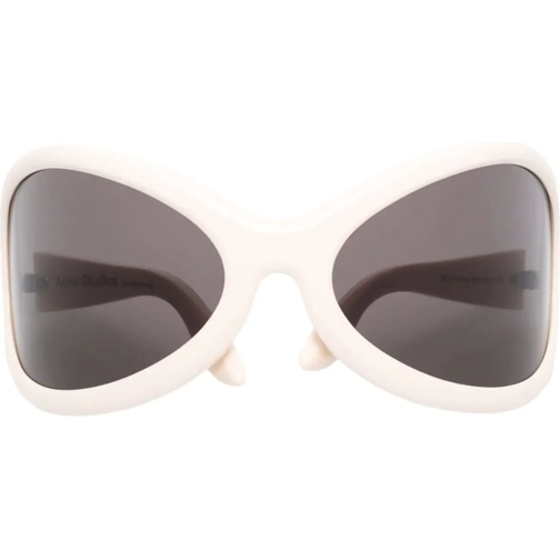 Acne Studios Lunettes de soleil Acne Studios Frame Sunglasses - Black/white weiß