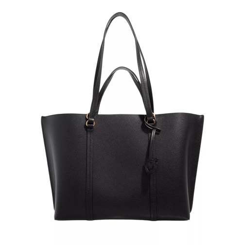 Pinko Carrie Shopper Big Black Shopping Bag