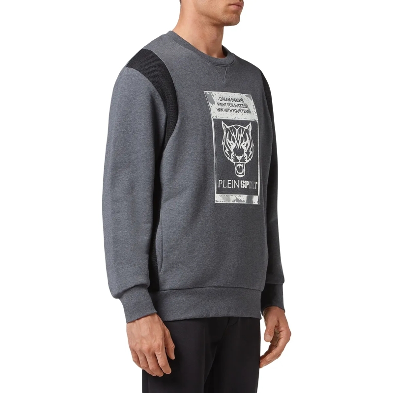 Plein Sport Top Sweatshirt Tiger dunkel-grau(Image 3)