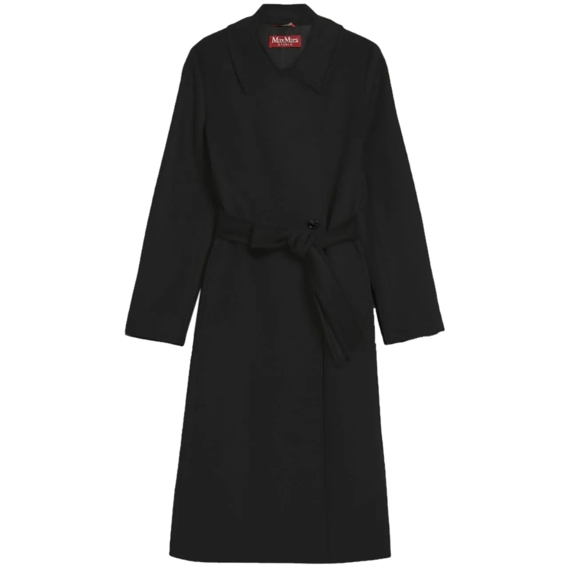 Max Mara Veste de transition Coats Black schwarz