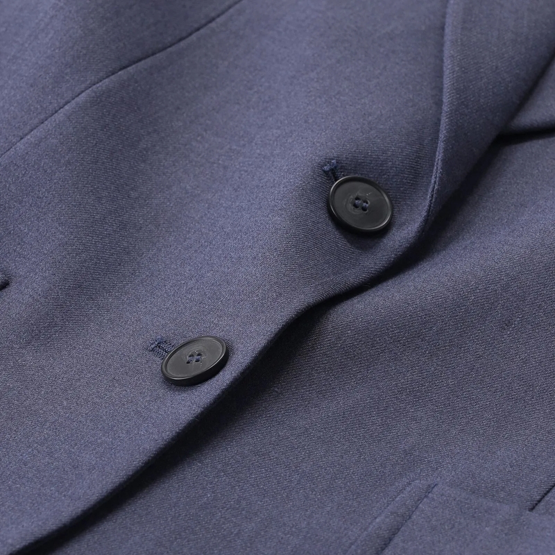 Victoria Beckham Blazer Blazer aus Schurwoll-Mix blau(Image 4)