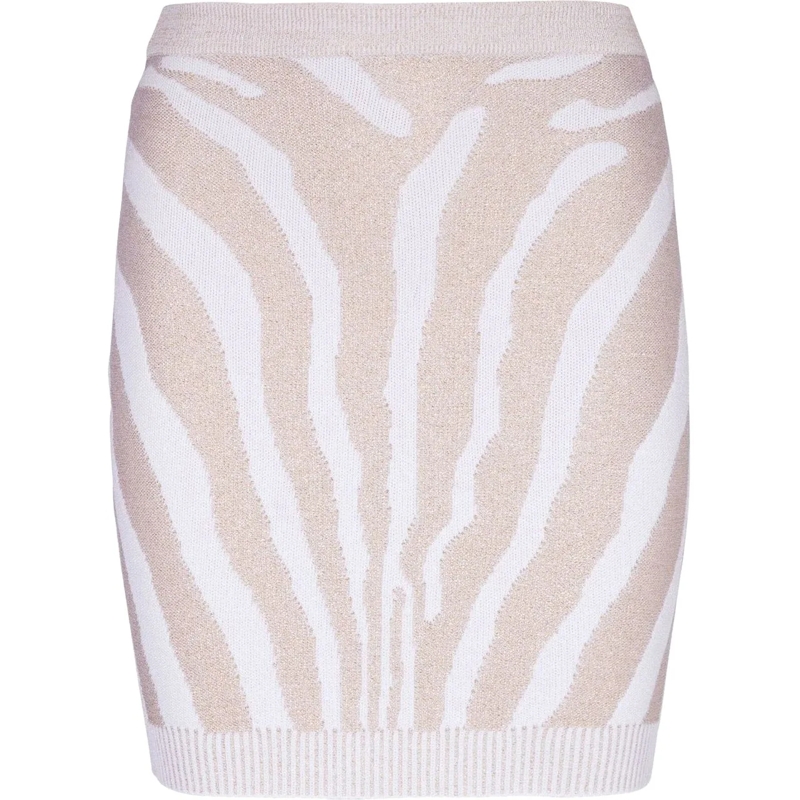 Balmain Jupe midi Skirts White weiß