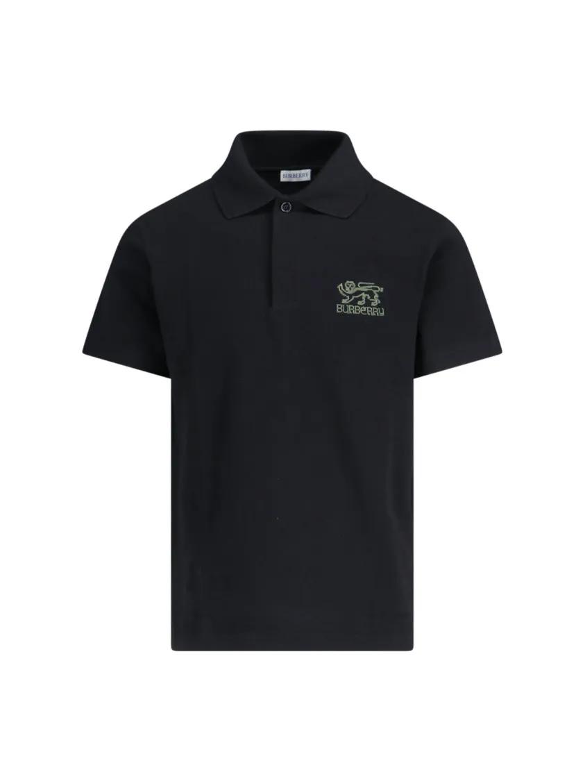Thumbnail - Burberry - Logo Polo Shirt – Black - Größe M - schwarz