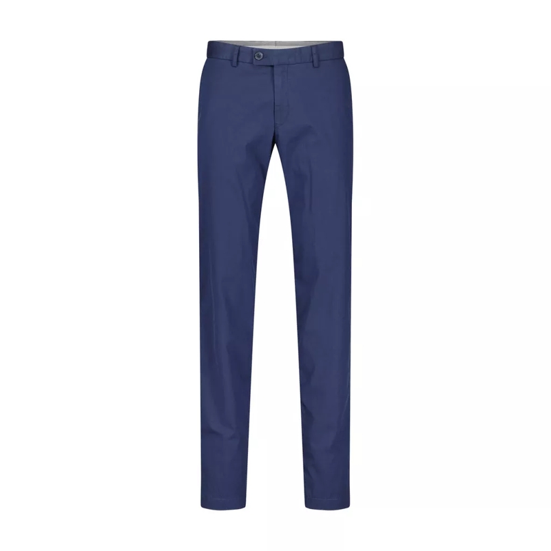 Hiltl Freizeithose Slim-Fit Hose aus Baumwoll-Mix Dunkelblau