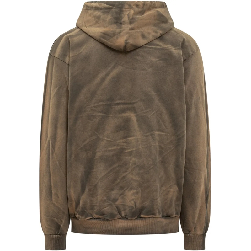 Gcds  Felpa con Cappuccio Tie-Dye GCDS taupe(Image 2)