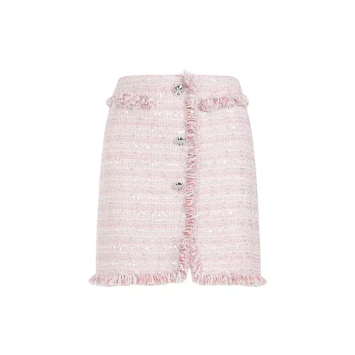 Giambattista Valli Pink Bouclé Mini Skirt Pink 