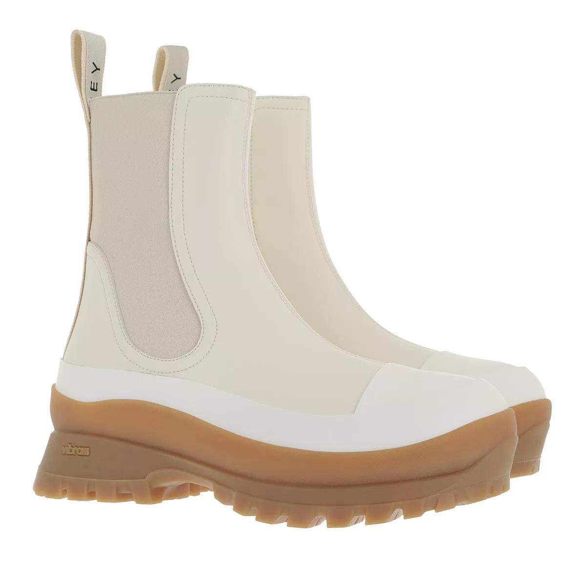 Stella McCartney Boots & Stiefeletten - Chealsea Boots Trace - Gr. 36 (EU) - in Creme - für Damen