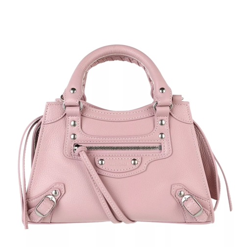 Balenciaga Neo Classic Mini Top Handle Bag Grained Calfskin Powder Pink Minitasche