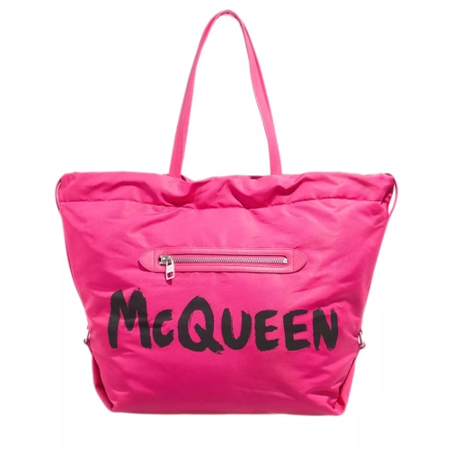 Alexander McQueen Bag Bobby Pink Black Borsa da shopping