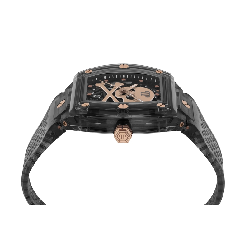 Philipp Plein Quarzuhr Analoge Quarzuhr The $Keleton Crystal schwarz(Image 2)