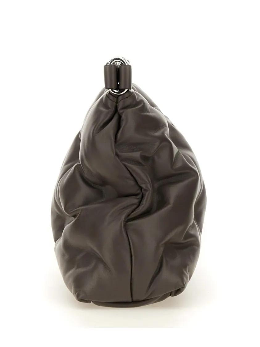 Maison Margiela Clutches Glam Slam Classique Bag Small in grijs