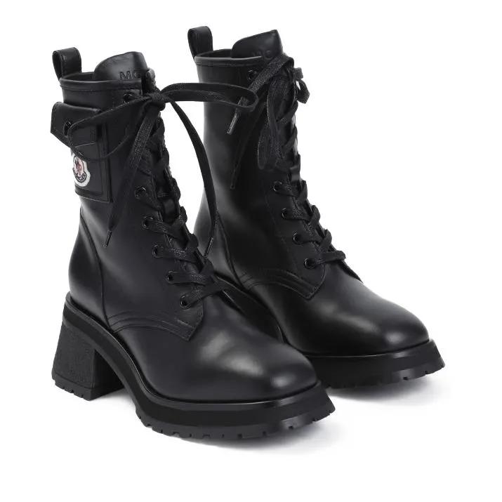 Moncler Stiefel - Gigi Pocket Ankle Boots - Gr. 36 (EU) - in Schwarz - für Damen