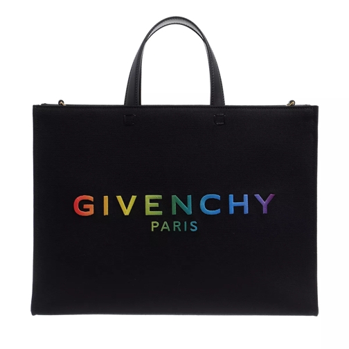 Givenchy Logo Tote Bag  Black Rymlig shoppingväska