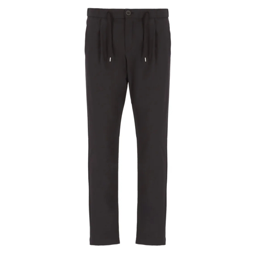 Herno Warm Tech Trousers Black Pantaloni da jogging