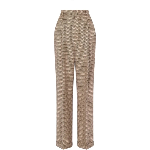 Moschino Pantalons Trousers Brown schwarz