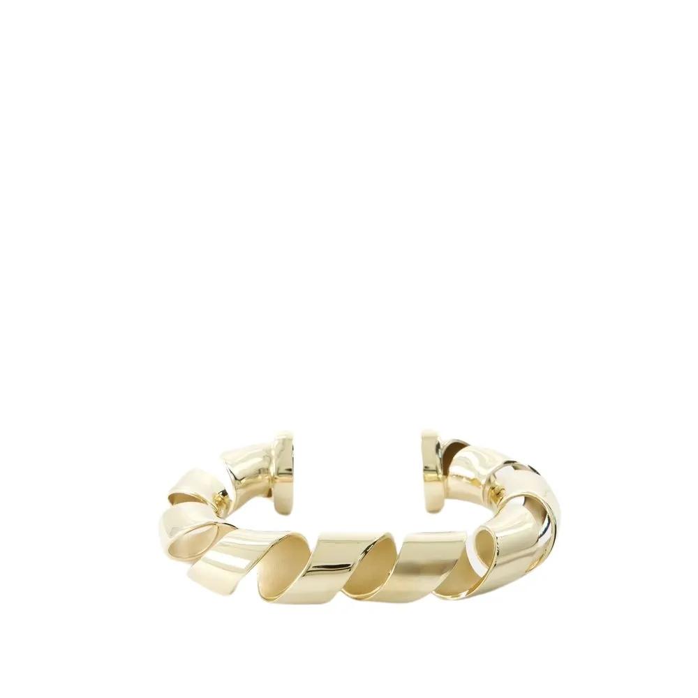 Paco Rabanne Armband - Xl Link Twist Cuff Bracelet - Metal - Gold - Gr. ONE SIZE - in Gold - für Damen