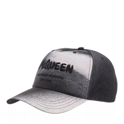 Alexander McQueen Hat Silhuette Black Ivory Baseball-Kappe