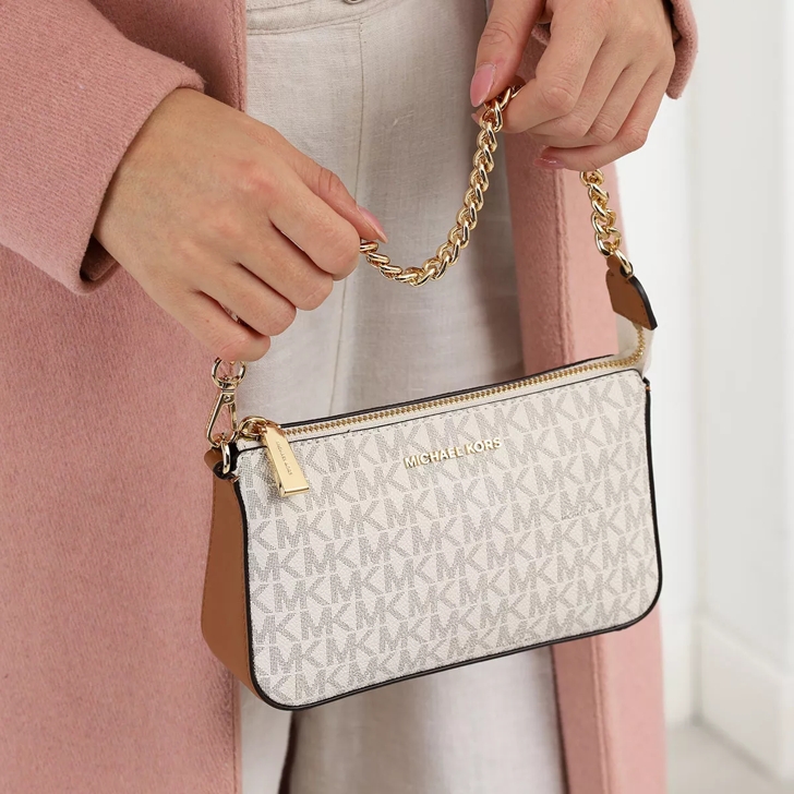 Michael Kors Md Chain Pouchette Vanilla Pochette