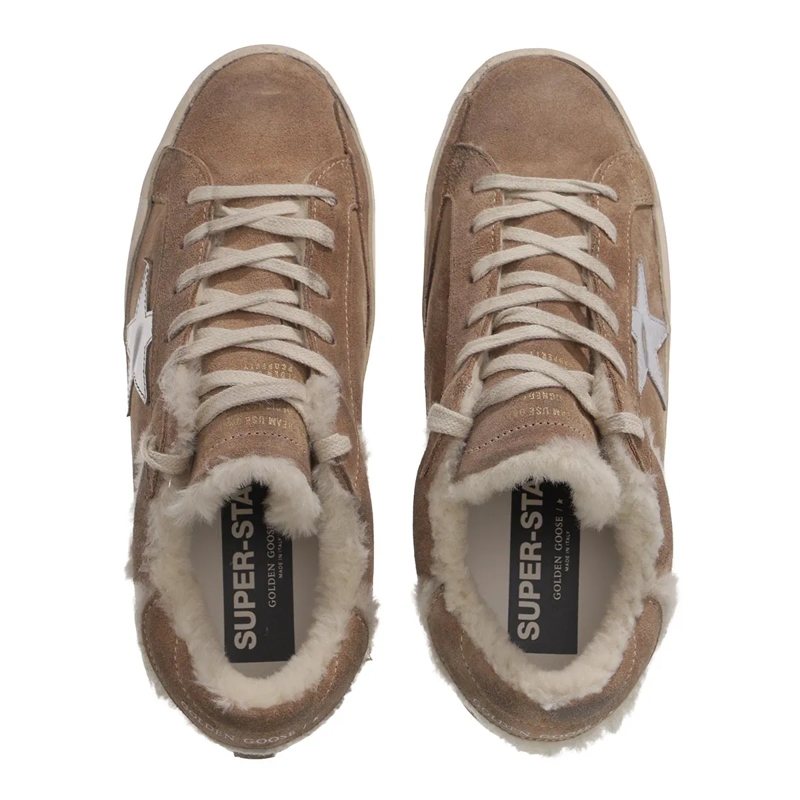 Golden Goose Sneaker basse Superstar Double Quarter Tabacco(Image 5)