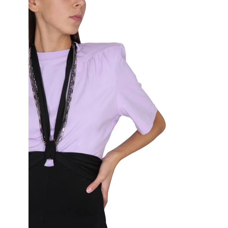 THE ATTICO 'Jewel’ T-shirt Purple Attico Jewel' T-Shirt In Purple - 37% Off | Editorialist