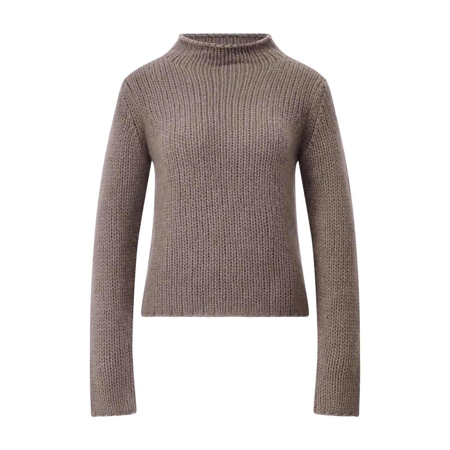 Thumbnail - Iris von Arnim - Pullover Jean aus Kaschmir-Seiden-Mix - Größe XS - braun